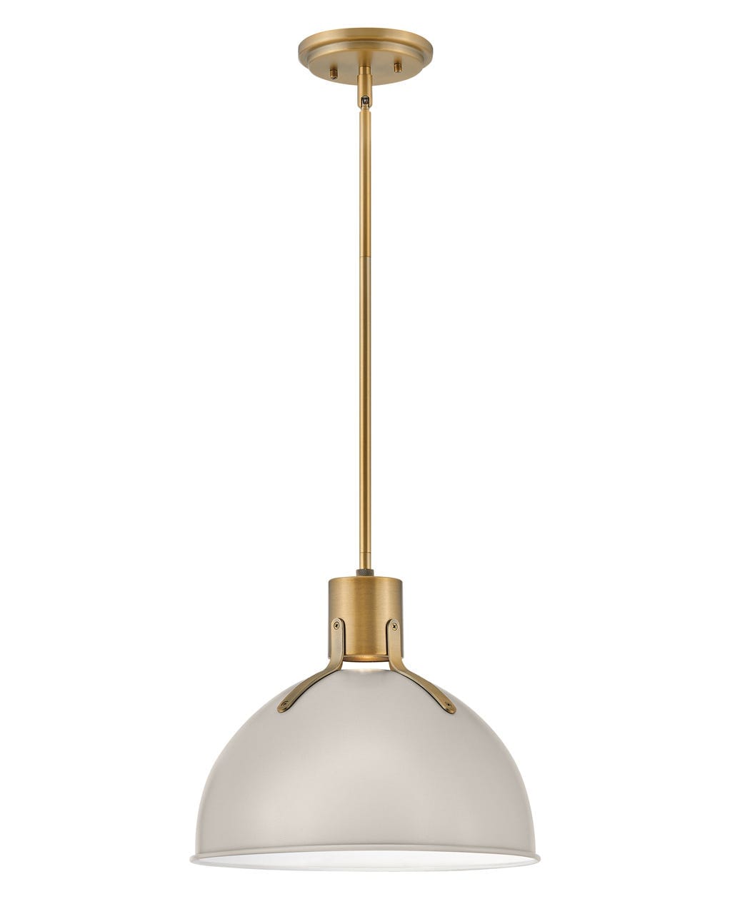 Light Taupe LED Pendant from the Argo Collection