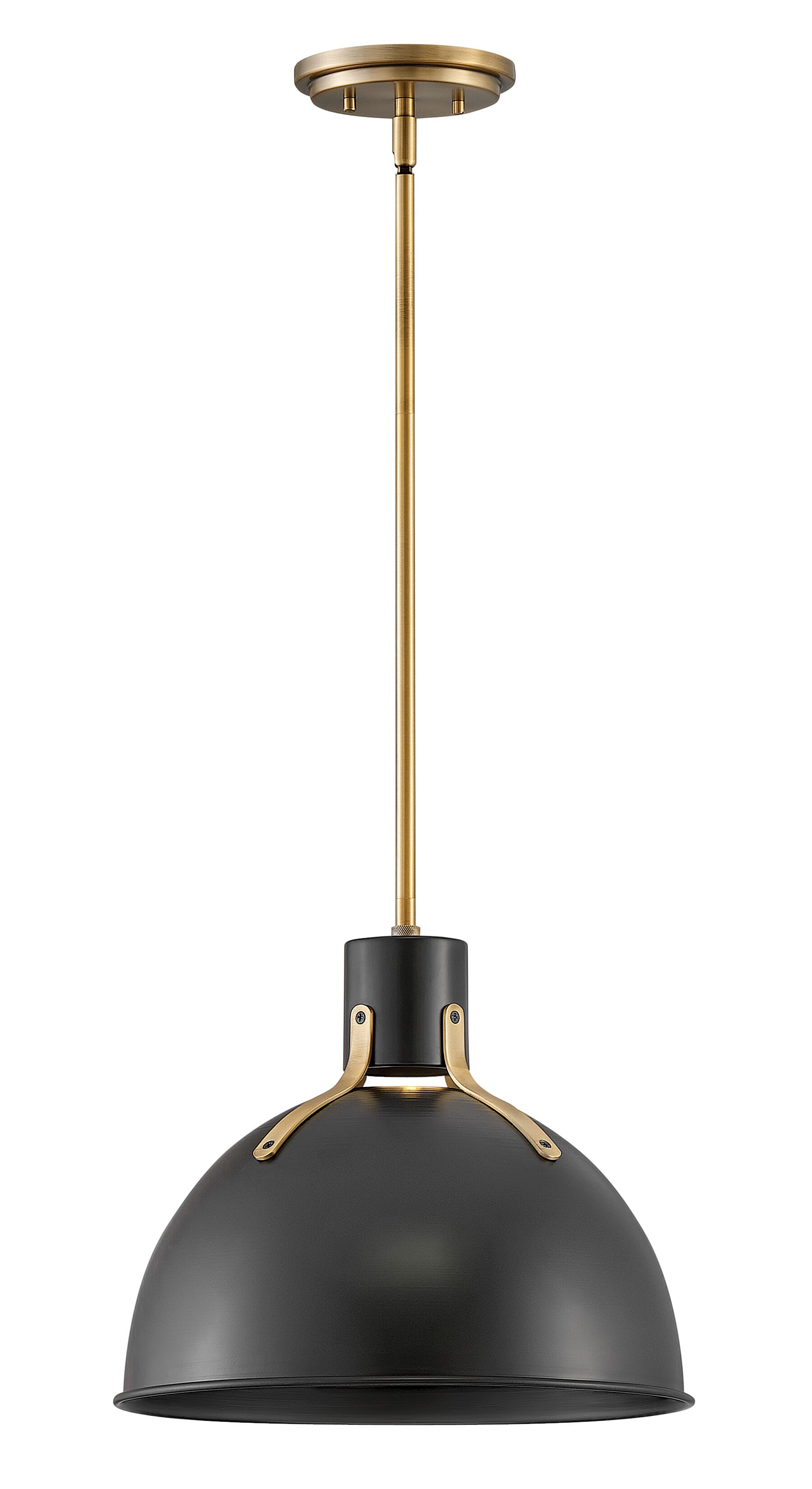Satin Black LED Pendant from the Argo Collection