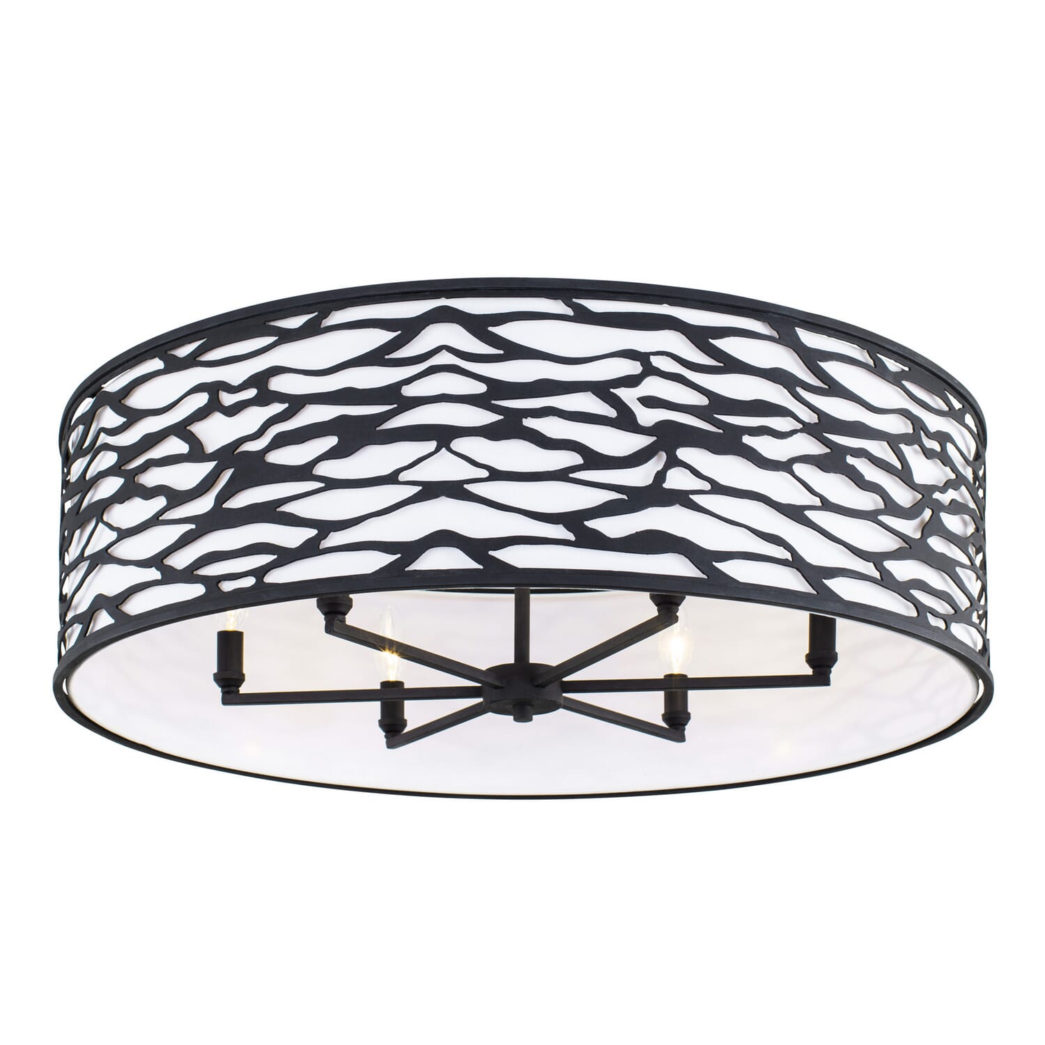 Six Light Convertible Semi-Flush/Pendant by Varaluz