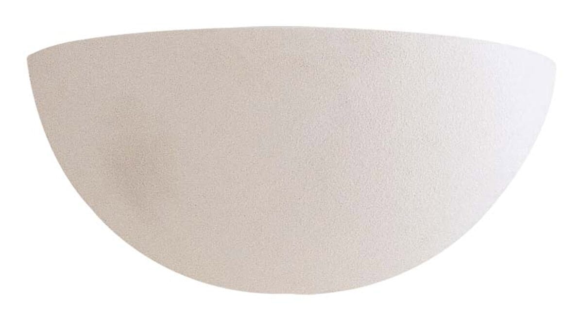 6" Wall Sconce in White Ceramic