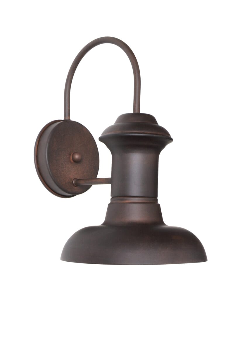 Wharf 9.5" Outdoor Wall Light, Empire Bronze