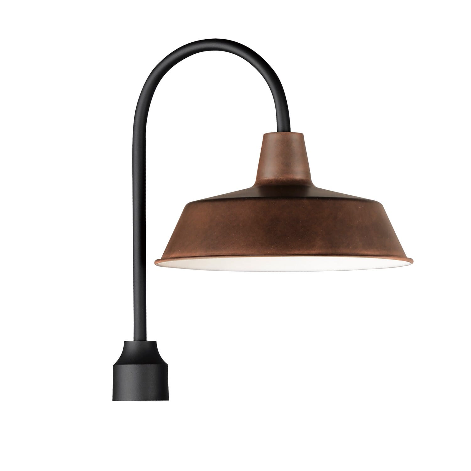 Empire Bronze   Black One Light Post Lantern from the Pier M Collection