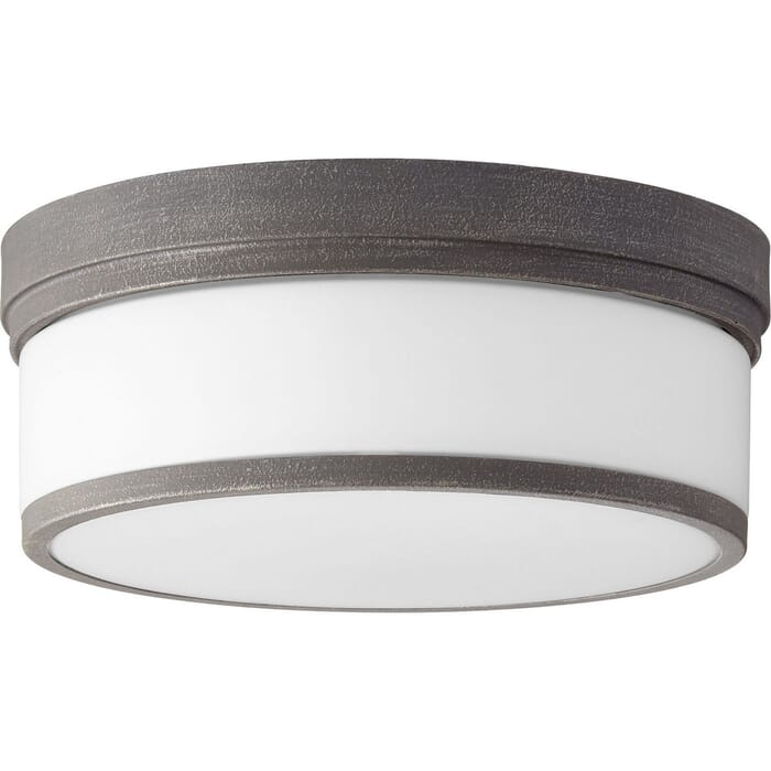 Quorum Celeste 3-Light 14" Ceiling Light in Zinc Quorum Celeste 3-Light 14" Ceiling Light in Zinc