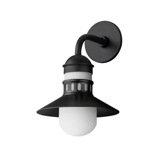 Admiralty 1-Light Outdoor Wall Sconce in Black Admiralty 1-Light Outdoor Wall Sconce in Black