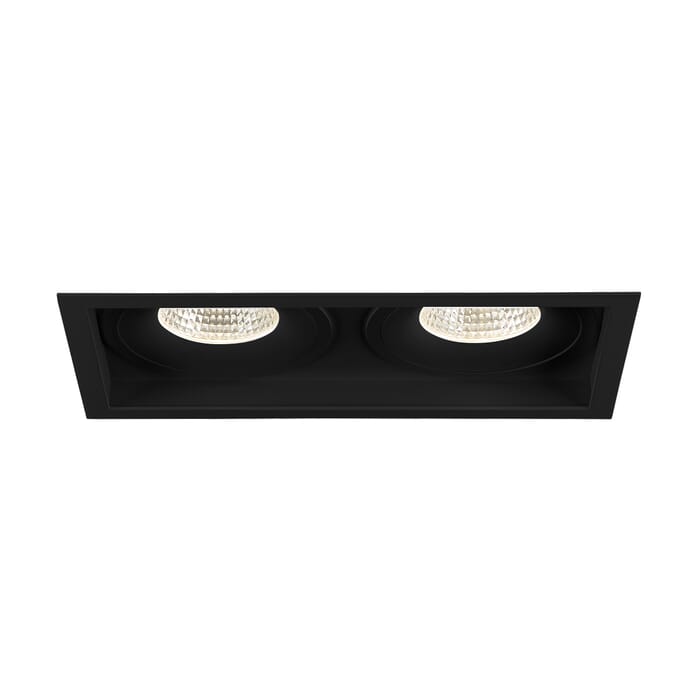 Eurofase Amigo 2-Light Recessed Light in Black Eurofase Amigo 2-Light Recessed Light in Black