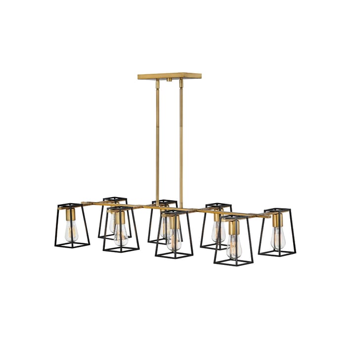 Hinkley Filmore 8-Light Chandelier in Heritage Brass Hinkley Filmore 8-Light Chandelier in Heritage Brass