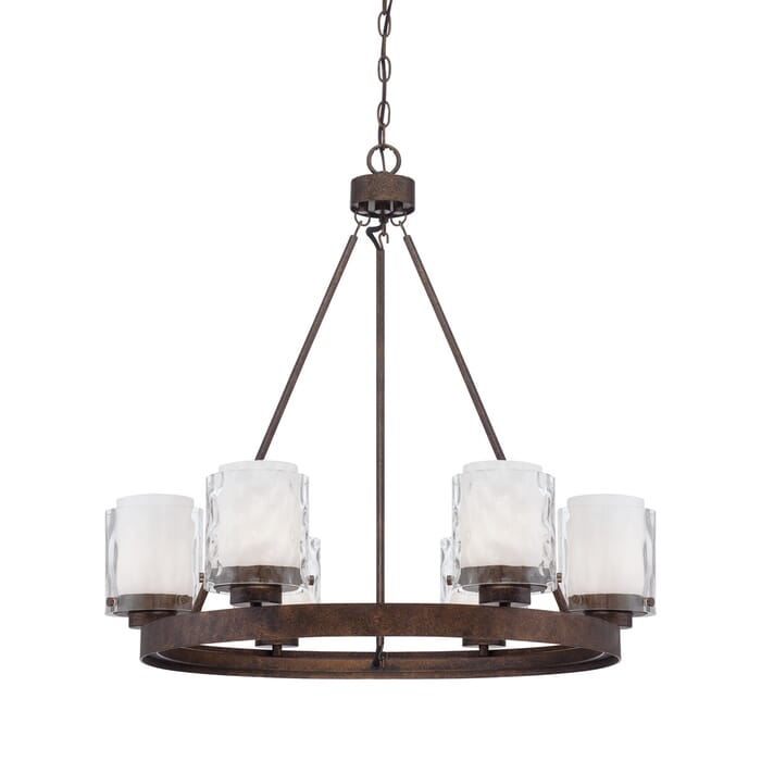 Craftmade Kenswick 6-Light Transitional Chandelier in Peruvian Bronze Craftmade Kenswick 6-Light Transitional Chandelier in Peruvian Bronze