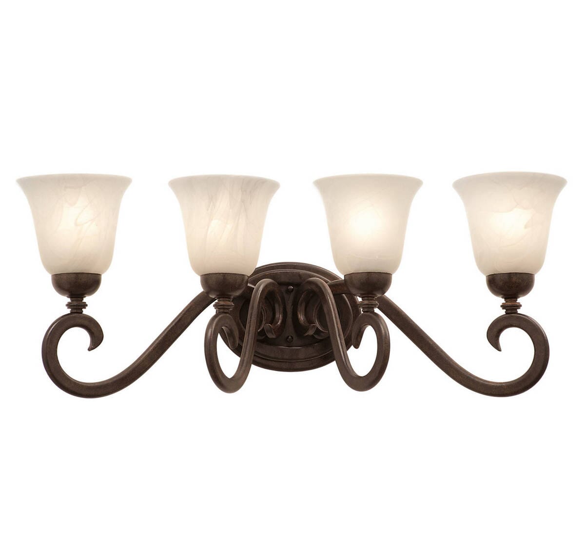 wrought iron vanity light