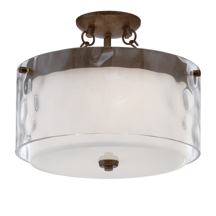 Craftmade Kenswick 3-Light 14" Ceiling Light in Peruvian Bronze Craftmade Kenswick 3-Light 14" Ceiling Light in Peruvian Bronze