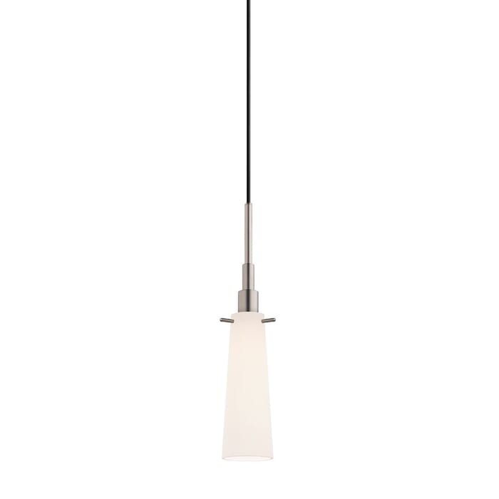 Sonneman Candela 3.5" Tapered Pendant in Satin Nickel Sonneman Candela 3.5" Tapered Pendant in Satin Nickel