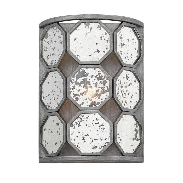 Hinkley Lara 1-Light Sconce in Brushed Silver Hinkley Lara 1-Light Sconce in Brushed Silver