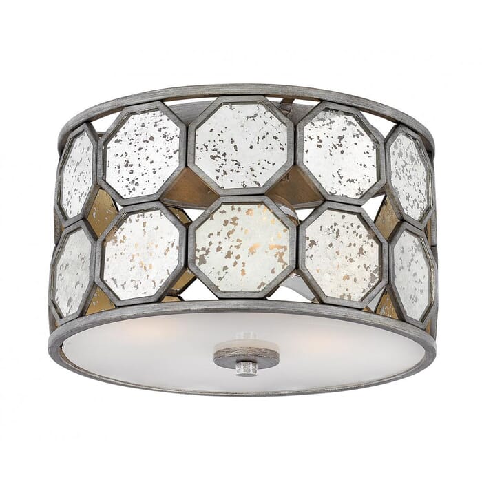 Hinkley Lara 3-Light Ceiling Light in Brushed Silver Hinkley Lara 3-Light Ceiling Light in Brushed Silver