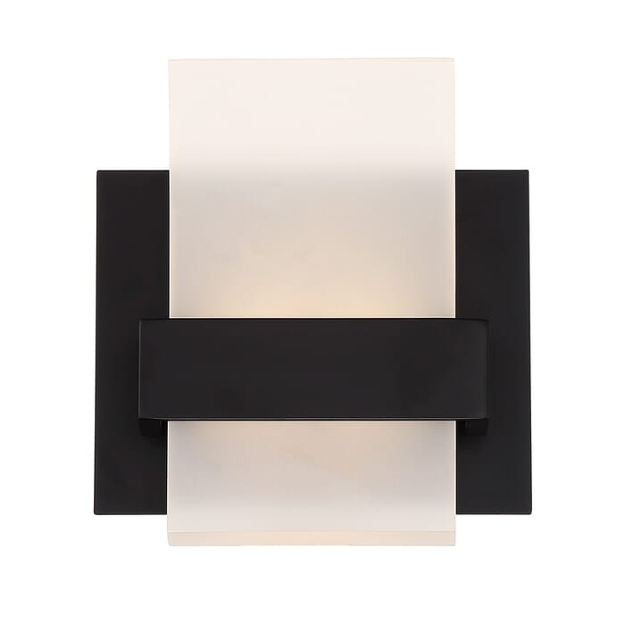 Cambridge 1-Light LED Bathroom Vanity Light in Black Cambridge 1-Light LED Bathroom Vanity Light in Black