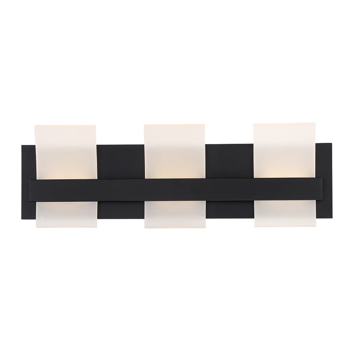 Cambridge 3-Light LED Bathroom Vanity Light in Black