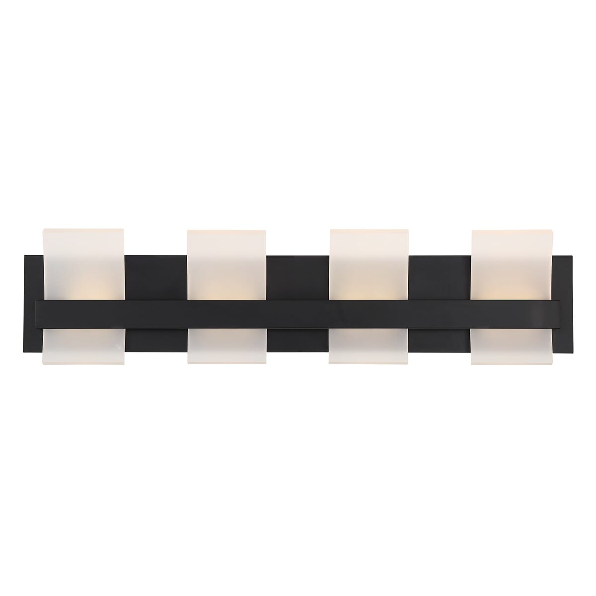 Cambridge 4-Light LED Bathroom Vanity Light in Black