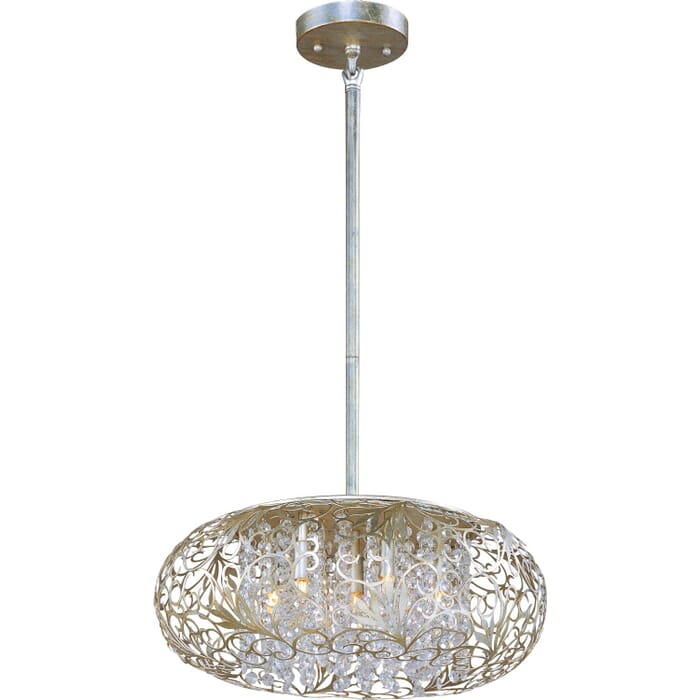Arabesque 7-Light LED Pendant in Golden Silver Arabesque 7-Light LED Pendant in Golden Silver