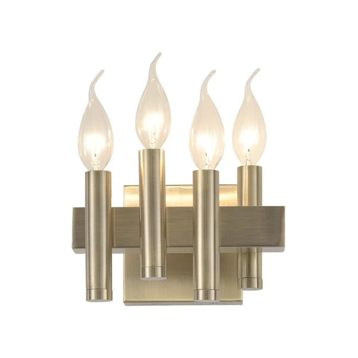 Varaluz Collette 4-Light Wall Sconce in Antique Brass Varaluz Collette 4-Light Wall Sconce in Antique Brass