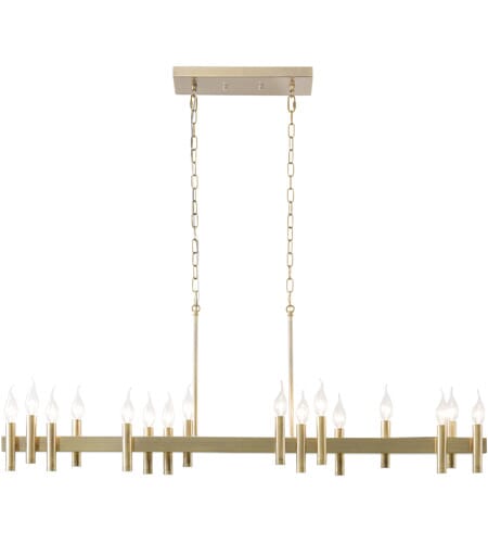 Varaluz Collette 16-Light Chandelier in Antique Brass