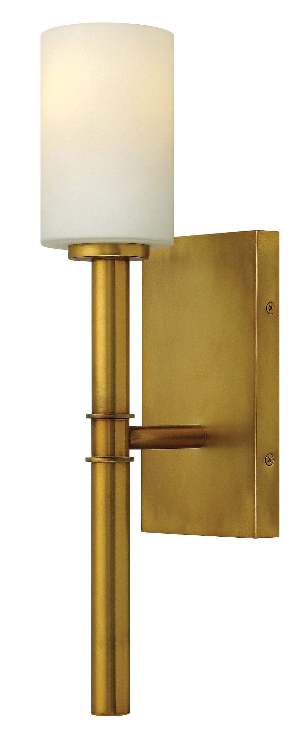 Vintage Brass LED Wall Sconce from the Margeaux Collection