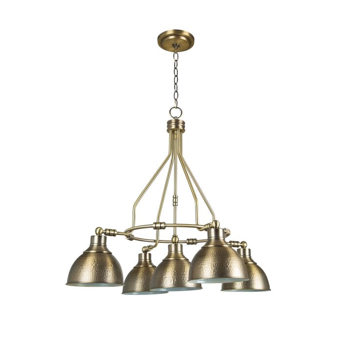 Craftmade Timarron 5-Light Transitional Chandelier in Legacy Brass Craftmade Timarron 5-Light Transitional Chandelier in Legacy Brass