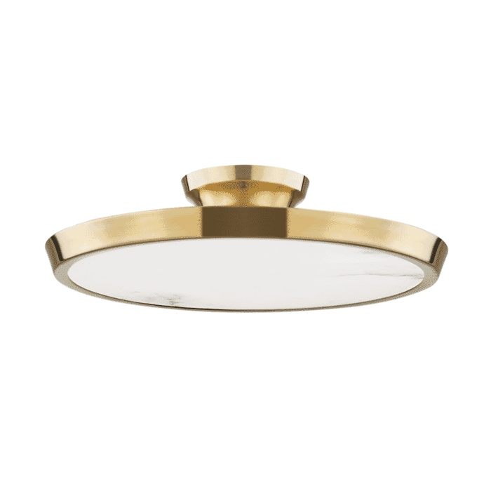 Hudson Valley Draper Ceiling Light in Aged Brass Hudson Valley Draper Ceiling Light in Aged Brass