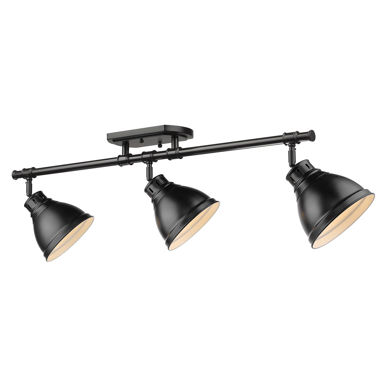 Golden Duncan 3-Light 35" Ceiling Light in Black