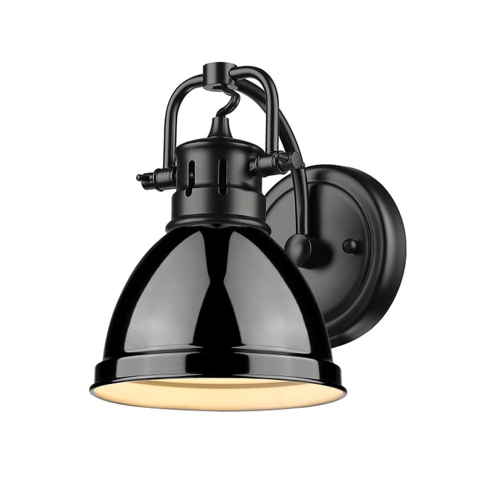 Golden Duncan 7" Bathroom Vanity Light in Black Golden Duncan 7" Bathroom Vanity Light in Black
