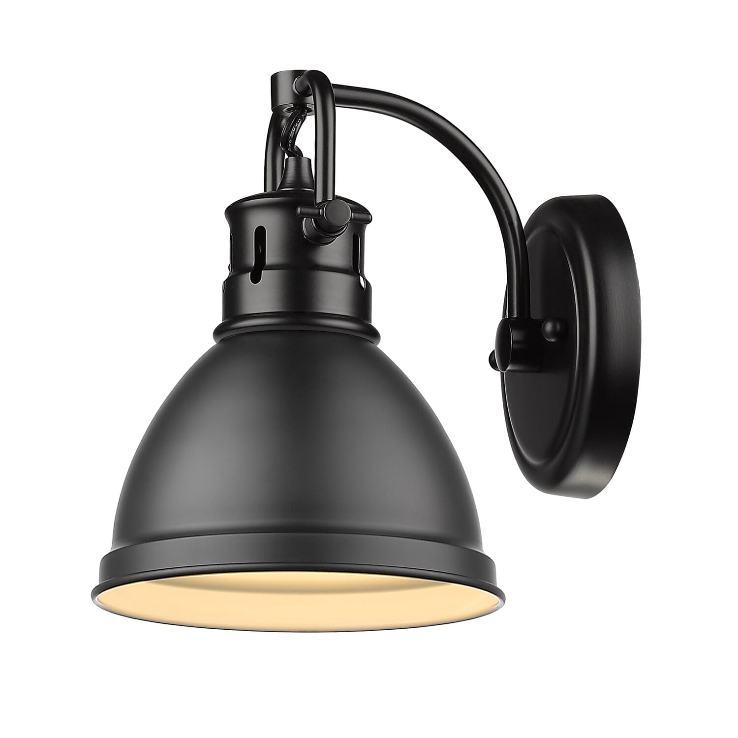 Golden Duncan 7" Bathroom Vanity Light in Black