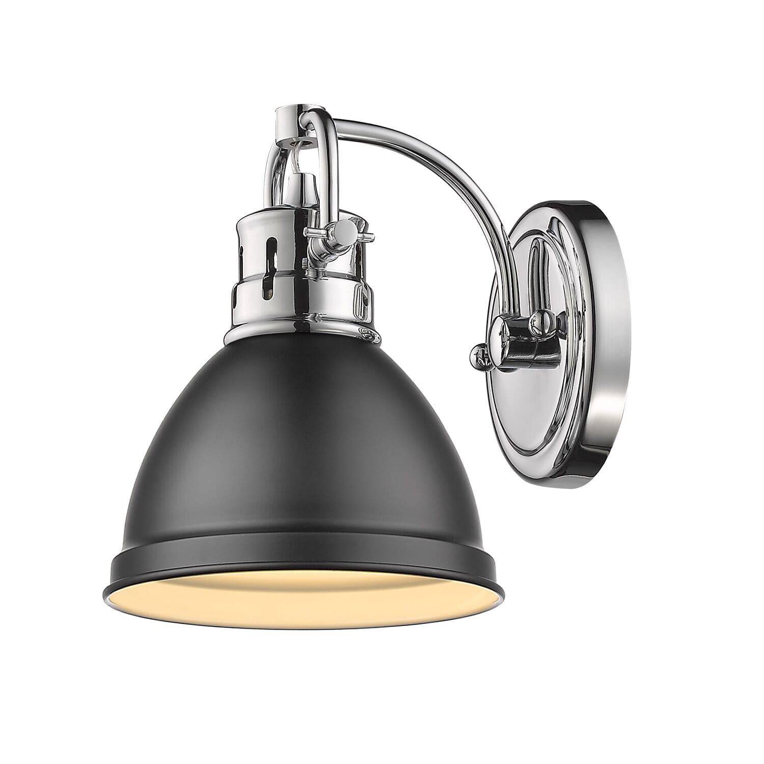 Golden Duncan 7" Bathroom Vanity Light in Chrome