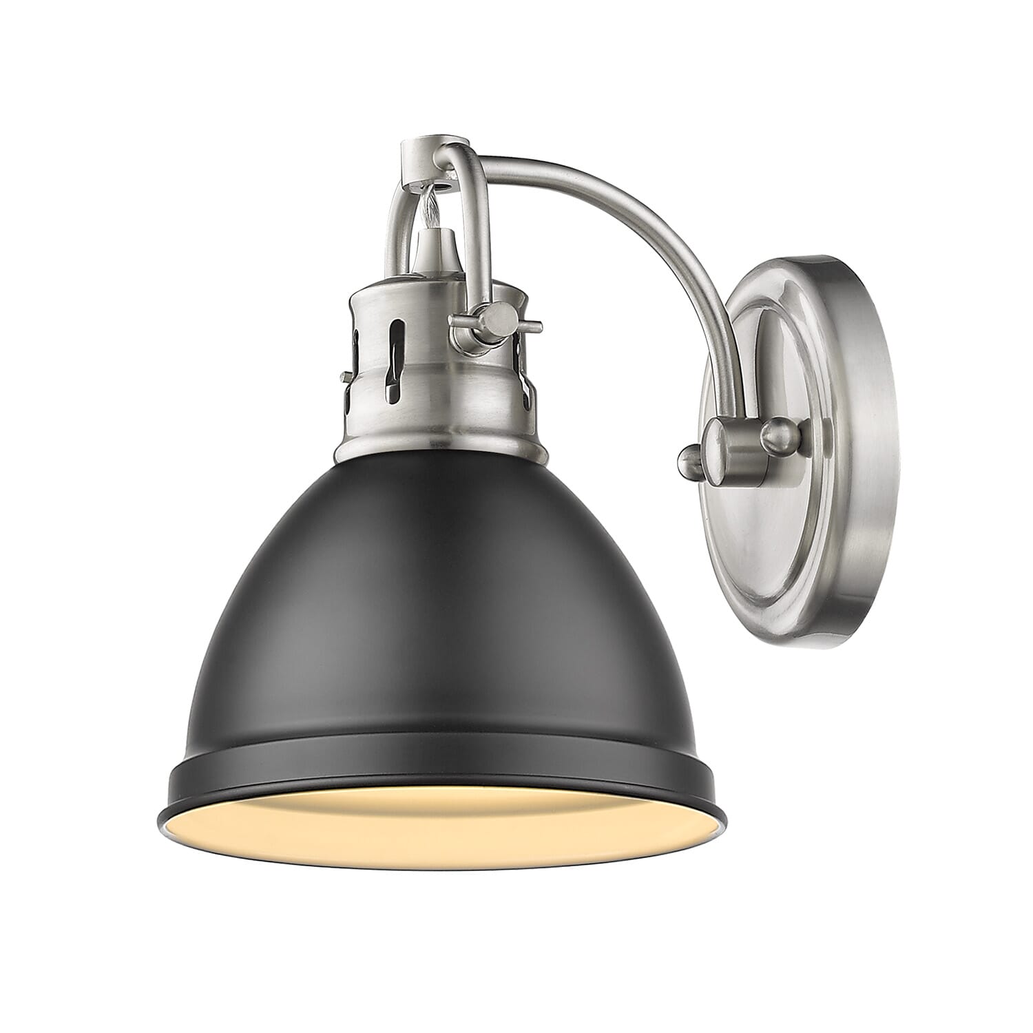 Golden Duncan 7" Bathroom Vanity Light in Pewter