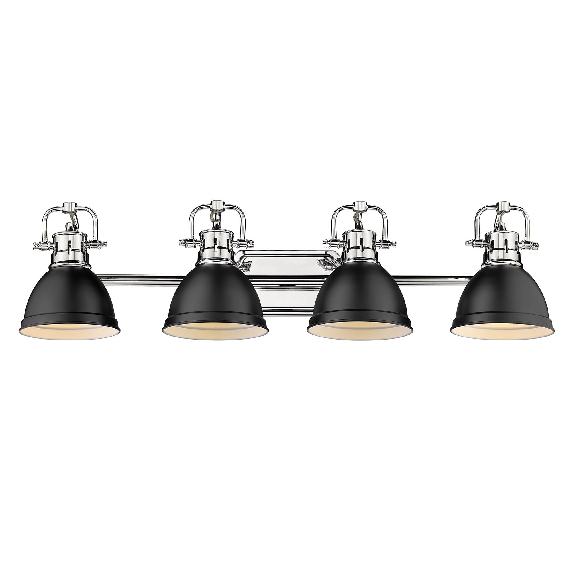 Golden Duncan 4-Light Bathroom Vanity Light in Chrome