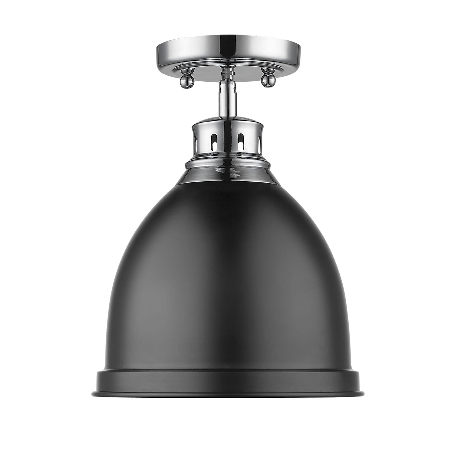 Golden Duncan 9" Ceiling Light in Chrome