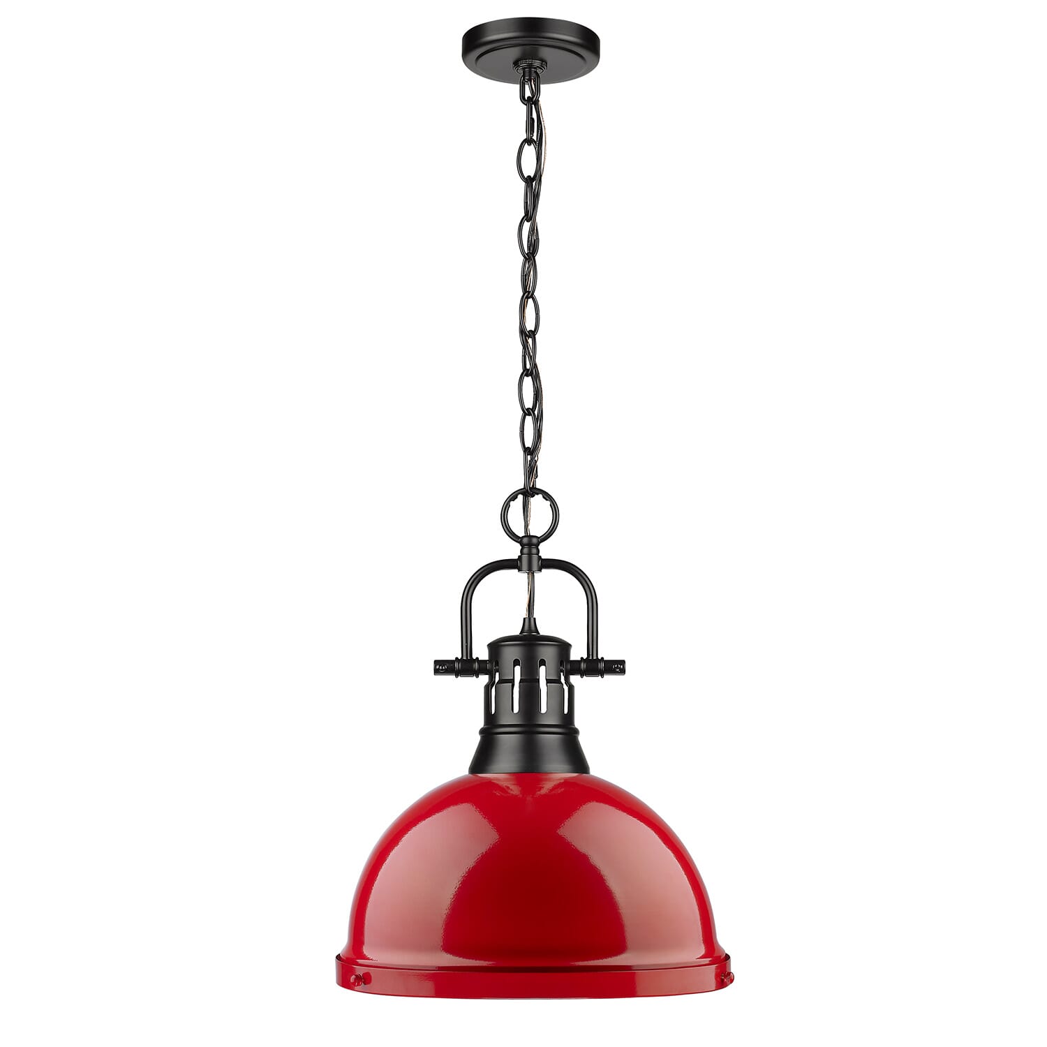 Golden Duncan 17" Pendant Light in Black