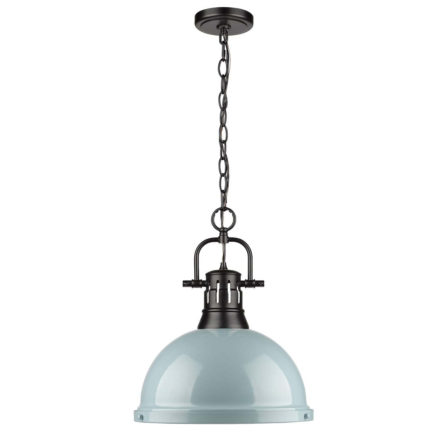 Golden Duncan 17" Pendant Light in Black