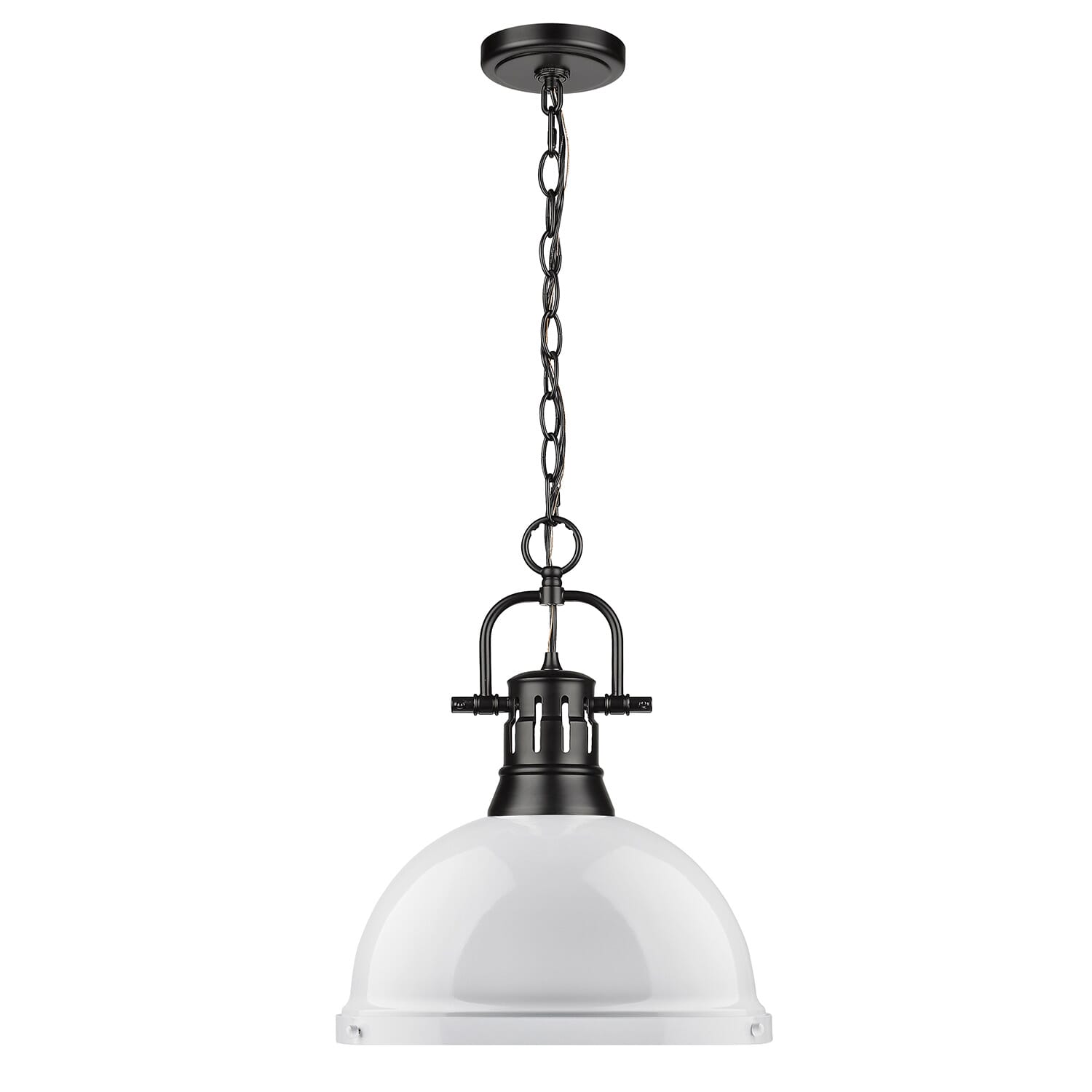 Golden Duncan 17" Pendant Light in Black