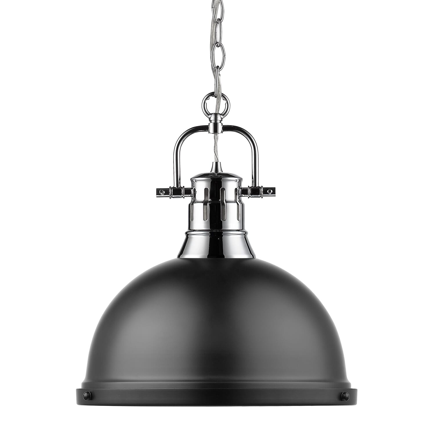 Golden Duncan 17" Pendant Light in Chrome