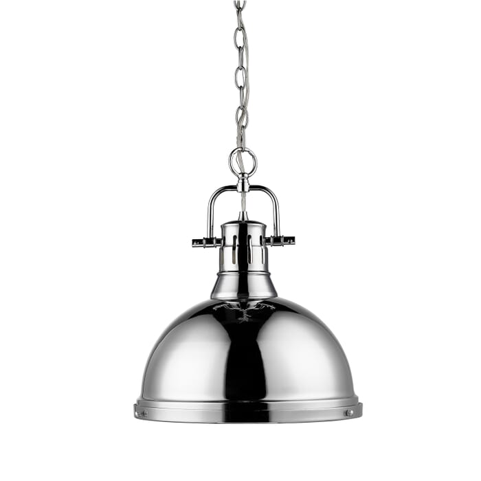 Golden Duncan 17" Pendant Light in Chrome Golden Duncan 17" Pendant Light in Chrome