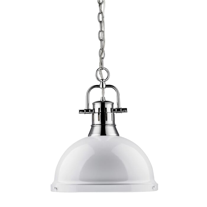 Golden Duncan 17" Pendant Light in Chrome Golden Duncan 17" Pendant Light in Chrome