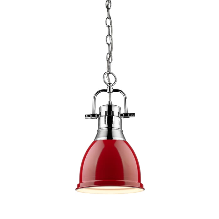 Golden Duncan 17" Mini Pendant in Chrome Golden Duncan 17" Mini Pendant in Chrome