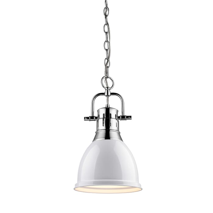 Golden Duncan 17" Mini Pendant in Chrome Golden Duncan 17" Mini Pendant in Chrome