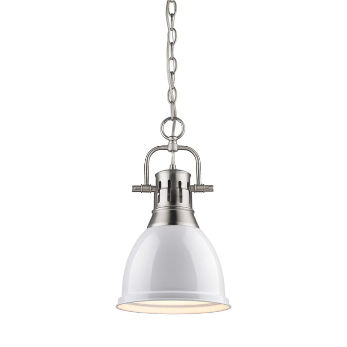 Golden Duncan 17" Mini Pendant in Pewter Golden Duncan 17" Mini Pendant in Pewter
