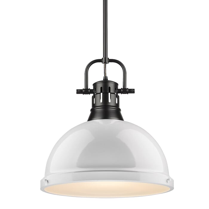 Golden Duncan 15" Pendant Light in Black Golden Duncan 15" Pendant Light in Black