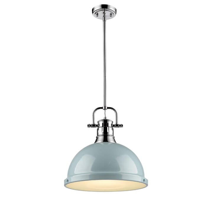 Golden Duncan 15" Pendant Light in Chrome Golden Duncan 15" Pendant Light in Chrome