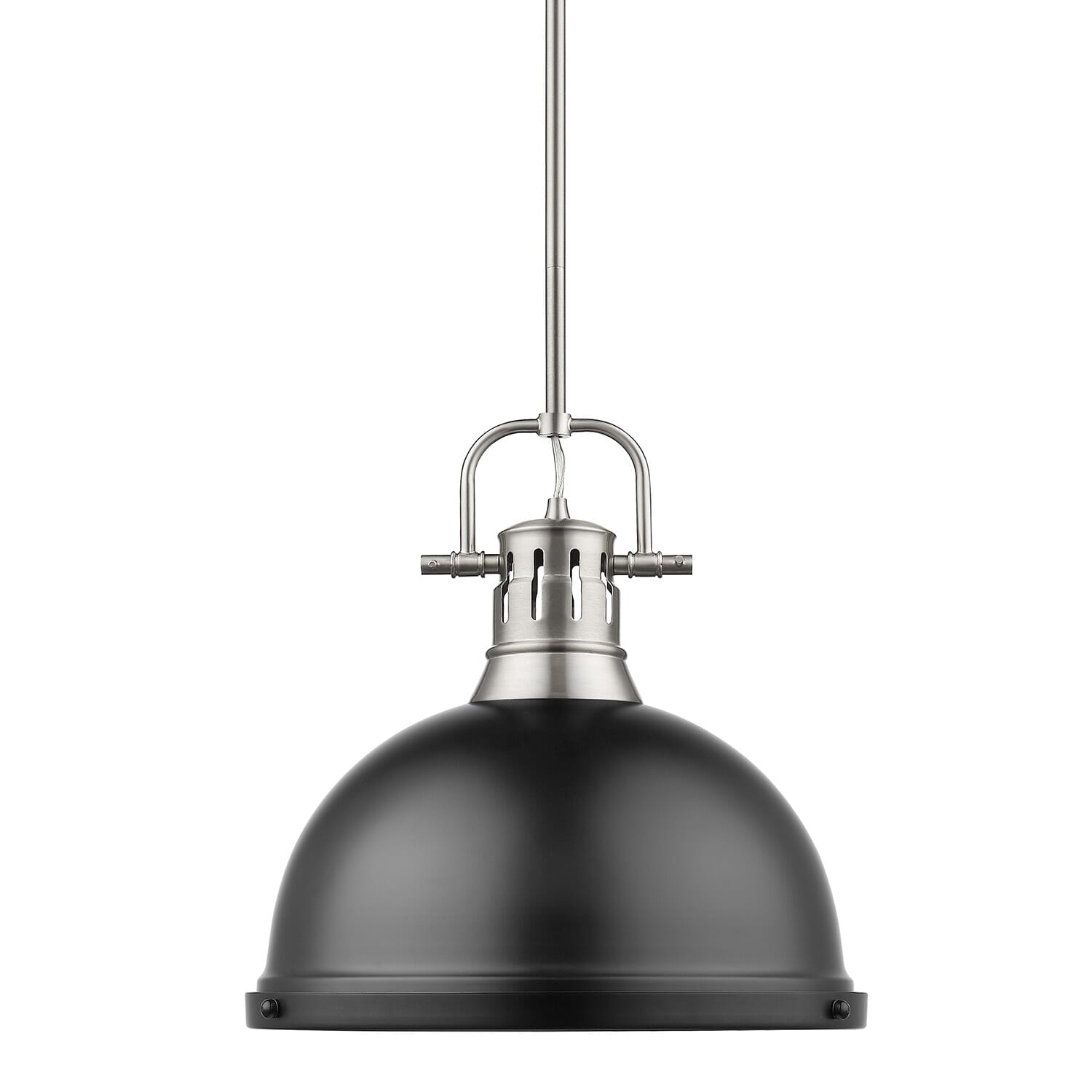 Golden Duncan 15" Pendant Light in Pewter