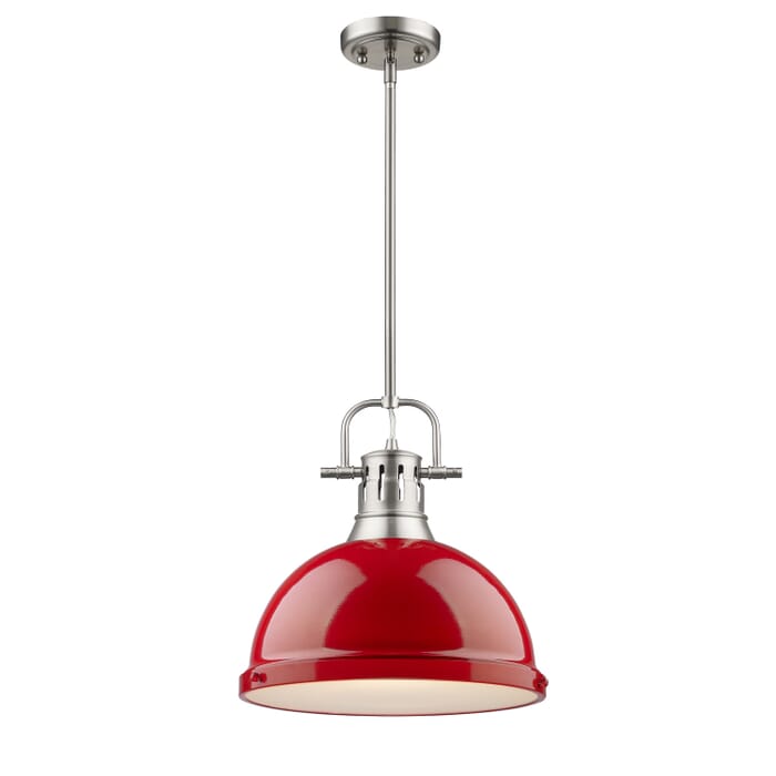 Golden Duncan 15" Pendant Light in Pewter Golden Duncan 15" Pendant Light in Pewter