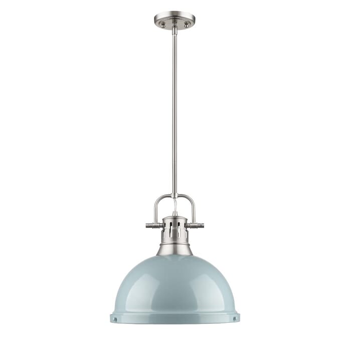 Golden Duncan 15" Pendant Light in Pewter Golden Duncan 15" Pendant Light in Pewter