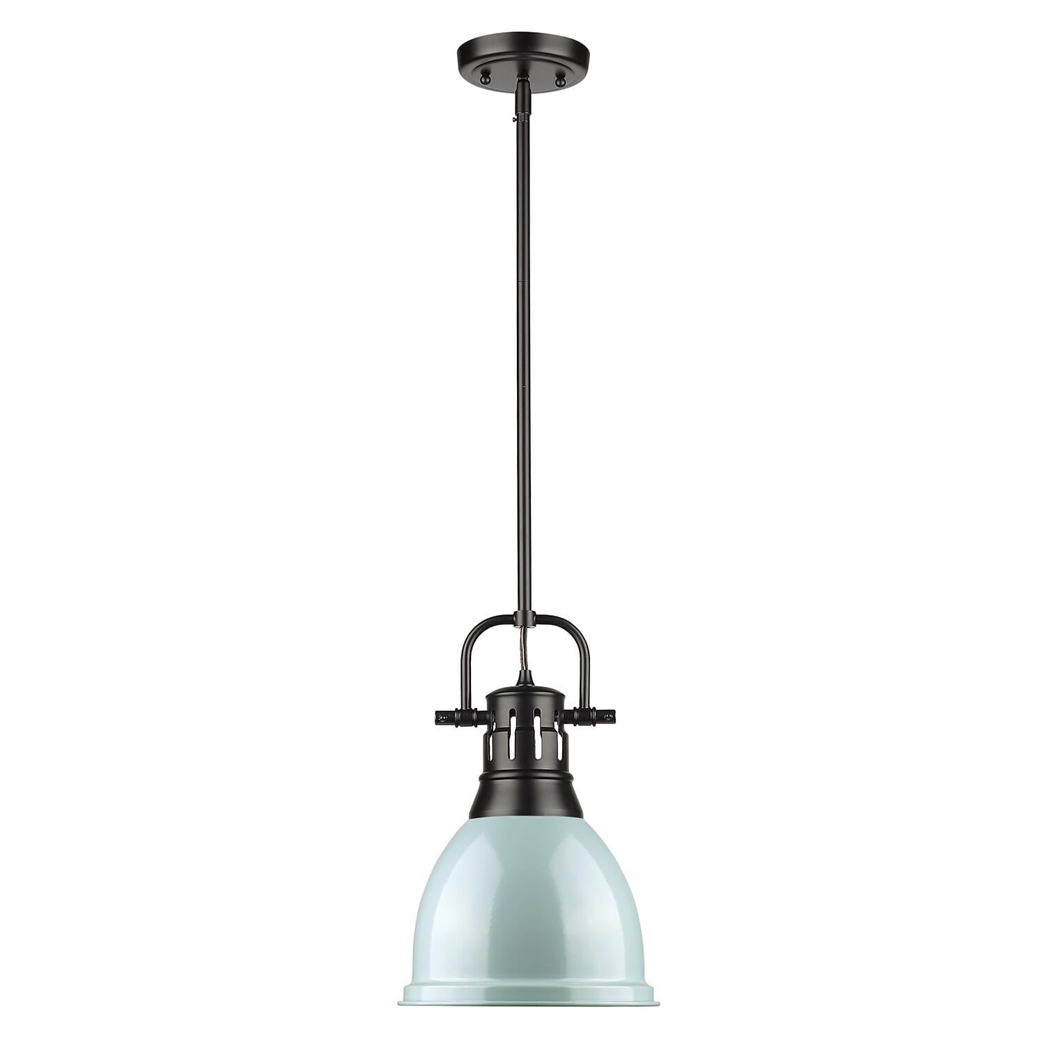 Golden Duncan 14" Mini Pendant in Black