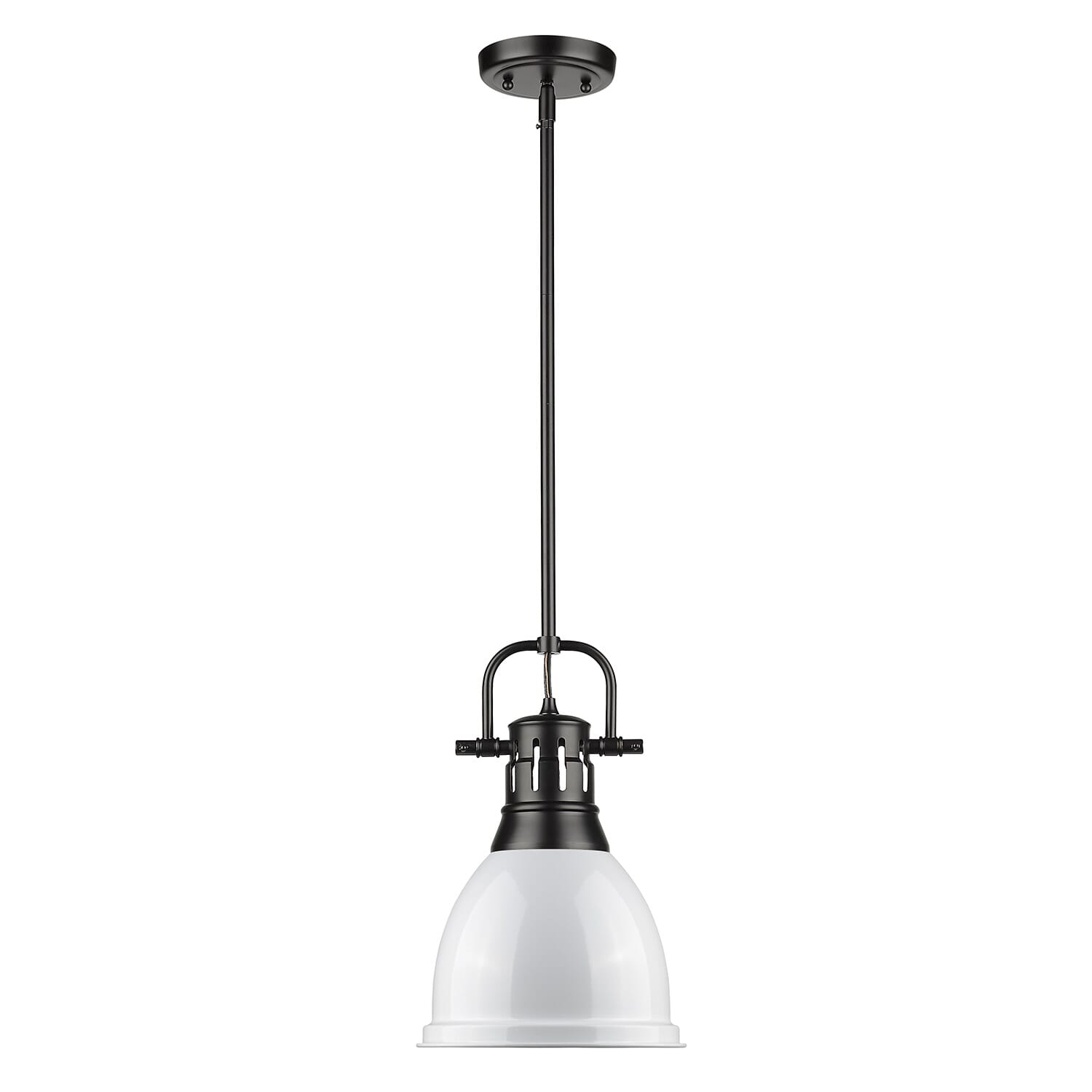 Golden Duncan 14" Mini Pendant in Black