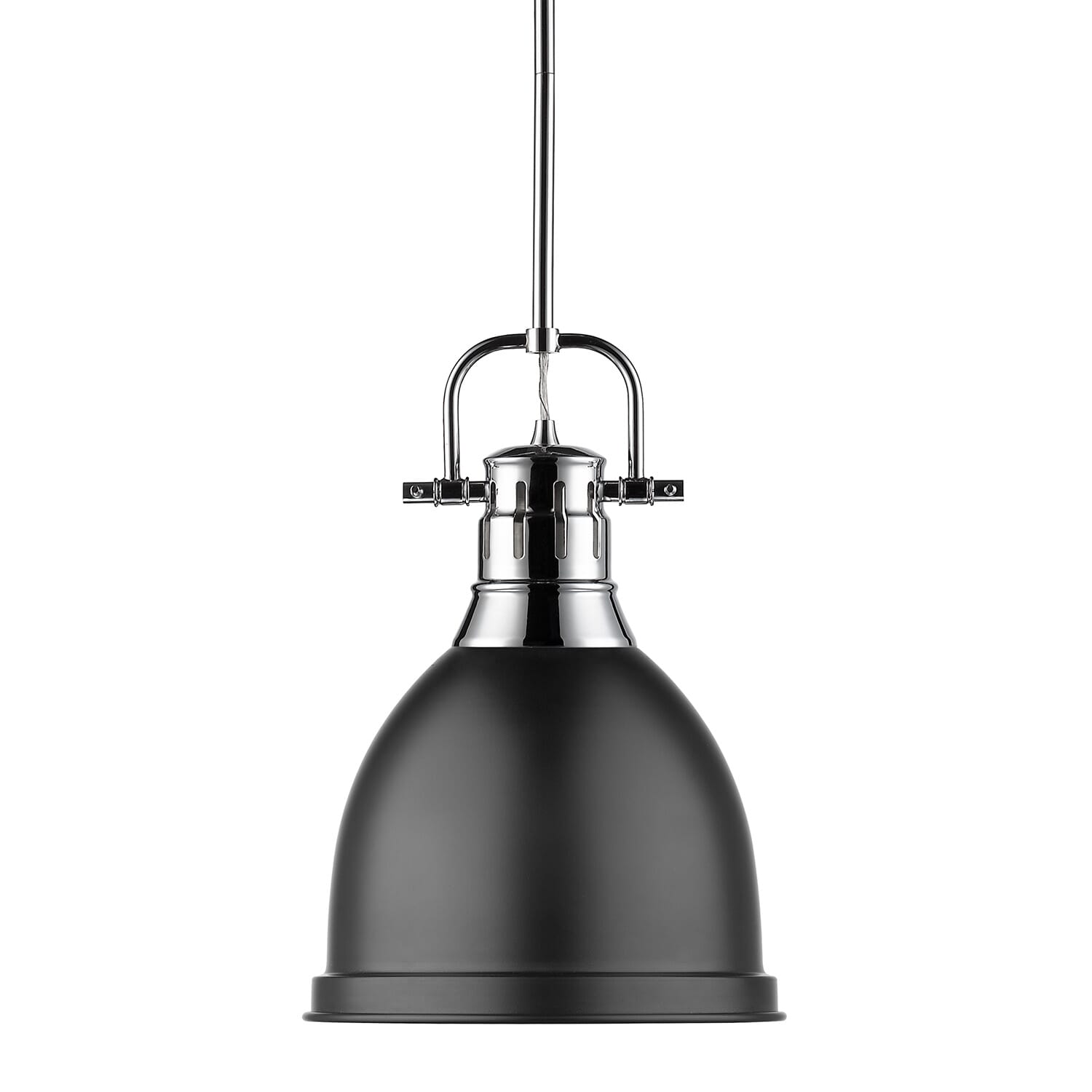 Golden Duncan 14" Mini Pendant in Chrome