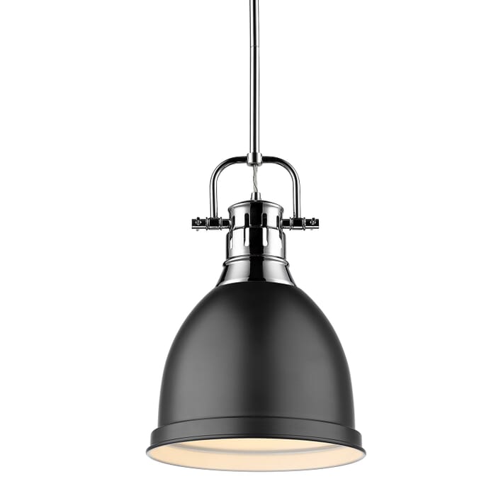 Golden Duncan 14" Mini Pendant in Chrome Golden Duncan 14" Mini Pendant in Chrome